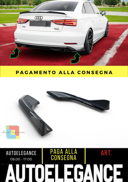 🔥Splitter Laterali Posteriori V.1 Audi A3 Berlina 8V Facelift🔥