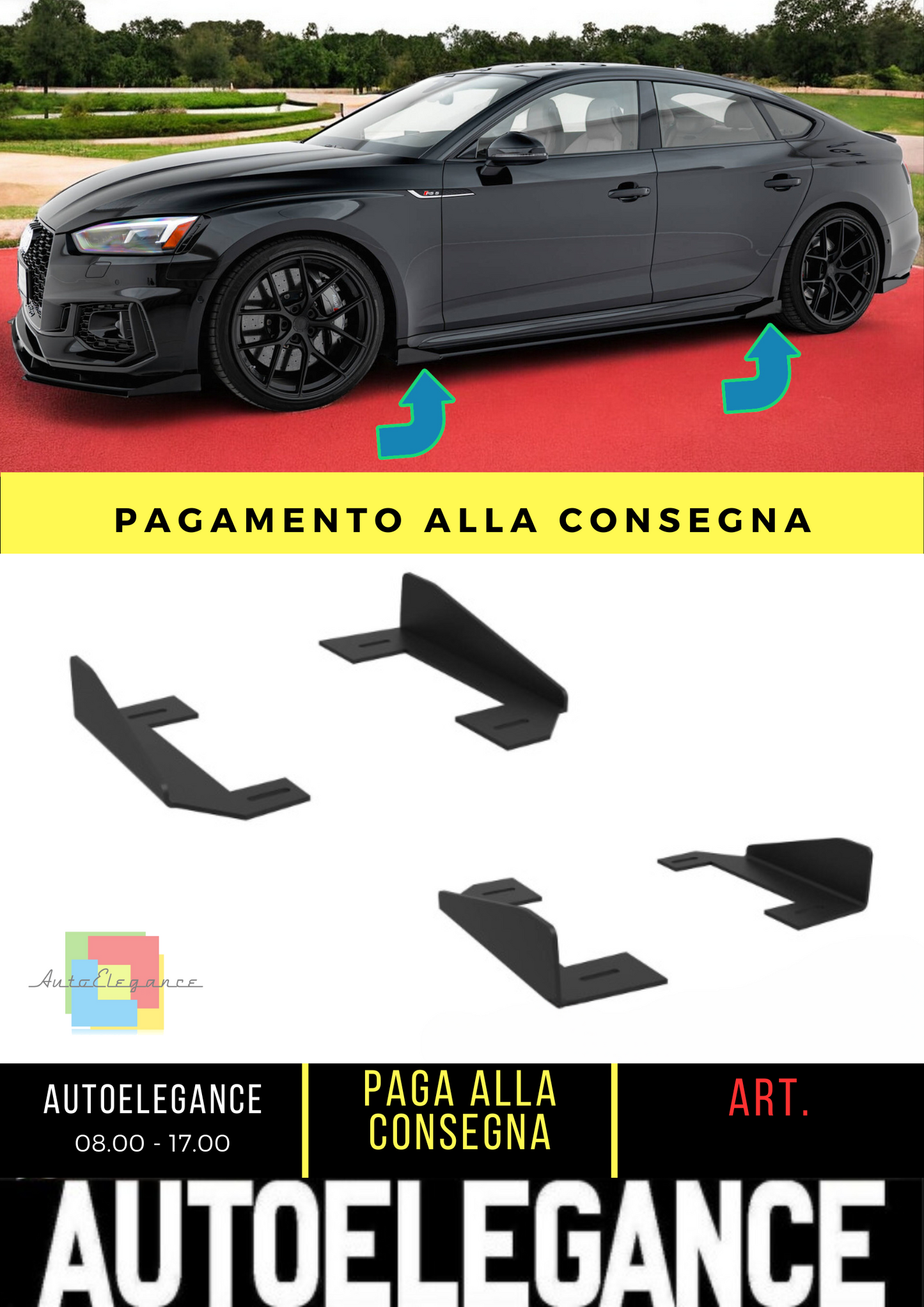 ⭐Flap laterali Audi RS5 Sportback F5⭐