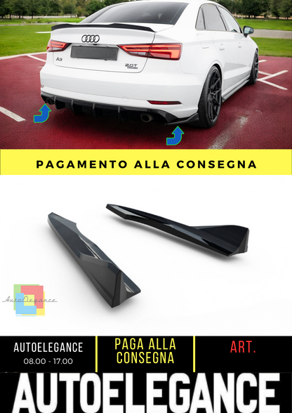🔥Splitter Laterali Posteriori V.2 Audi A3 Berlina 8V Facelift🔥