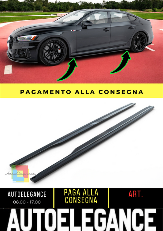 ⭐Minigonne Laterali Diffusori Audi RS5 Sportback F5⭐