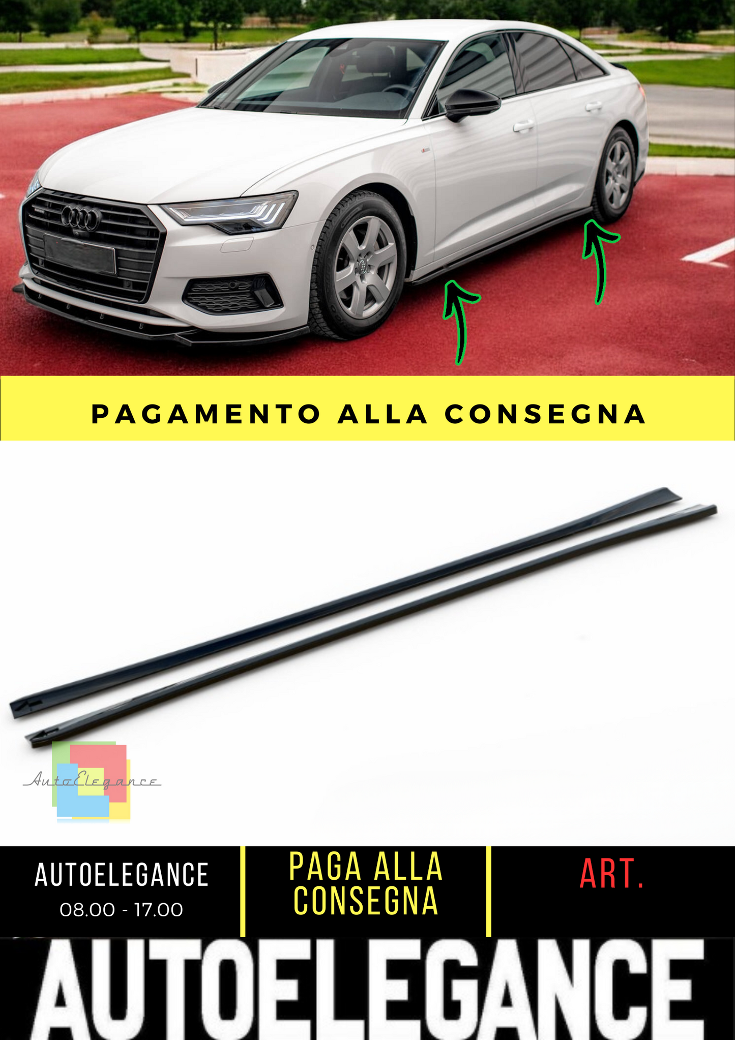 ⭐Audi A6 Sedan C8 Splitter Bodykit⭐