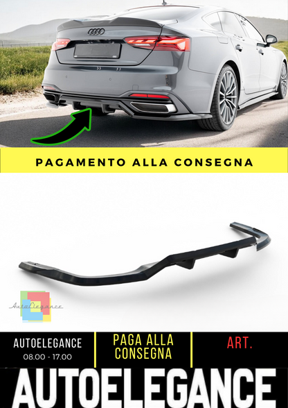 ✨Splitter posteriore (con barre verticali) Audi A5 F5 Facelift✨