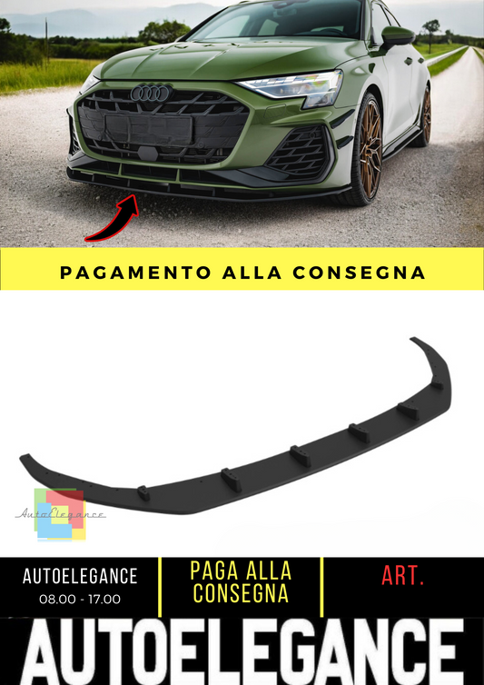 🔥Front splitter Street Pro Audi S3 Sportback/A3 S-line Sportback 8Y🔥