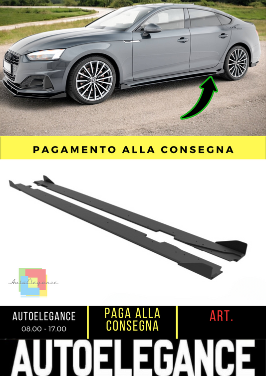 ✨Street Pro Side Skirts + Flap Audi A5 Sportback F5 Facelift✨
