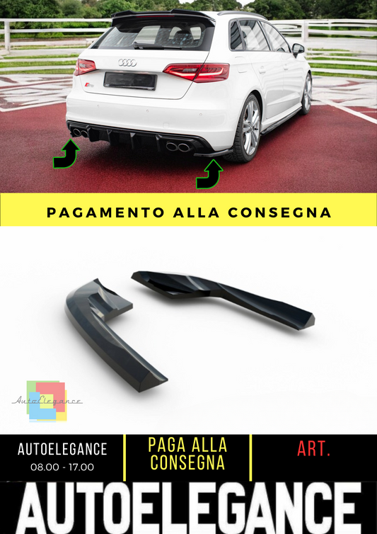 🔥Audi S3 Sportback 8V rear side splitters🔥