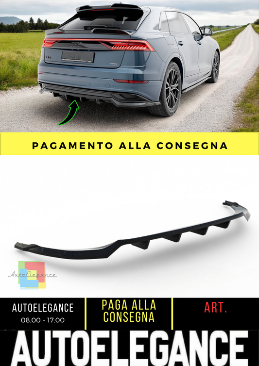 🔥Rear splitter (with vertical bars) Audi Q8 Mk1🔥