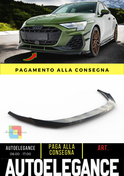 🔥Splitter anteriore V.2 Audi S3 Sportback / A3 S-line Sportback 8Y Facelift🔥