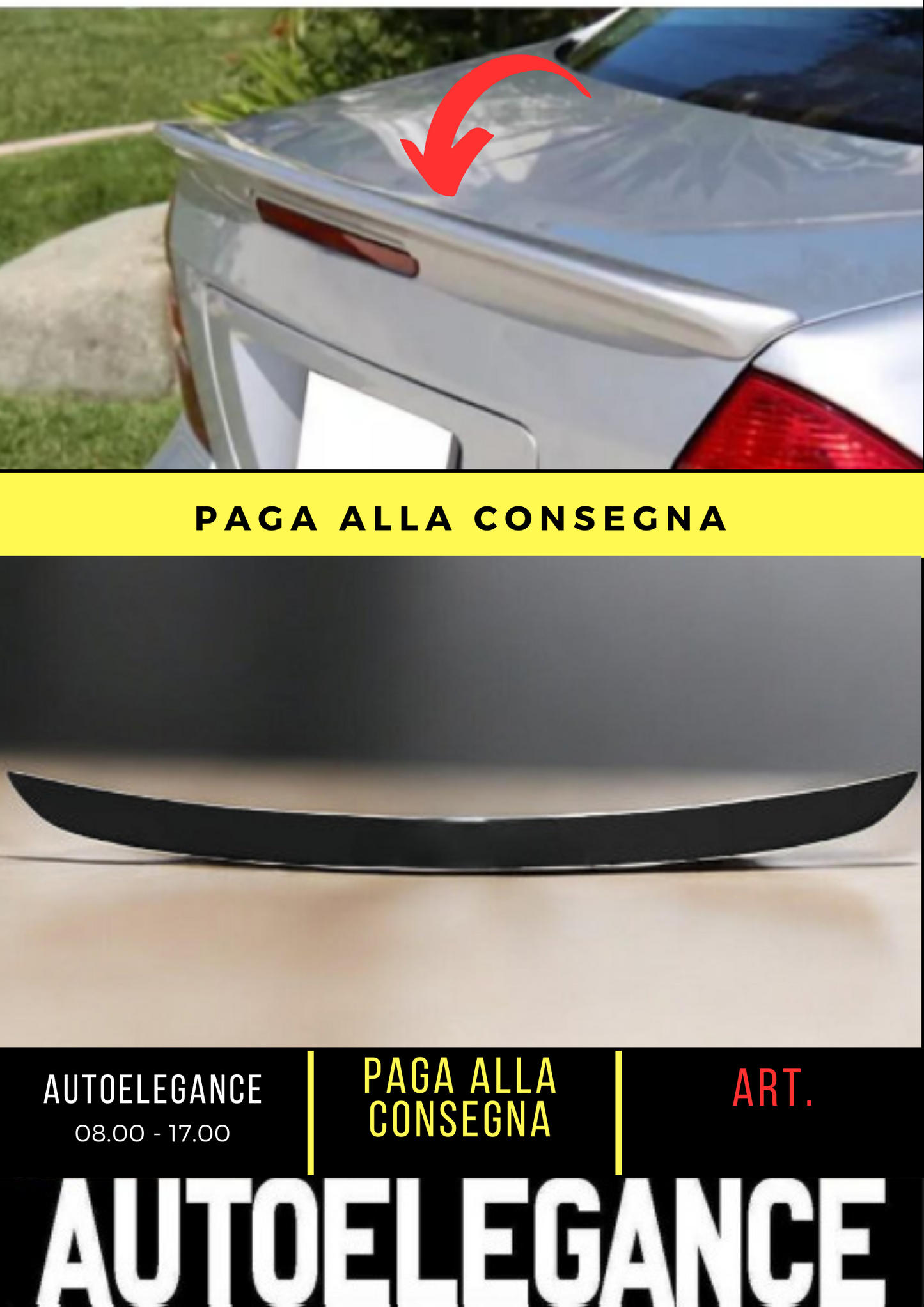 💕 REAR SPOILER SUITABLE FOR MERCEDES C-CLASS W203 MATT BLACK 💕