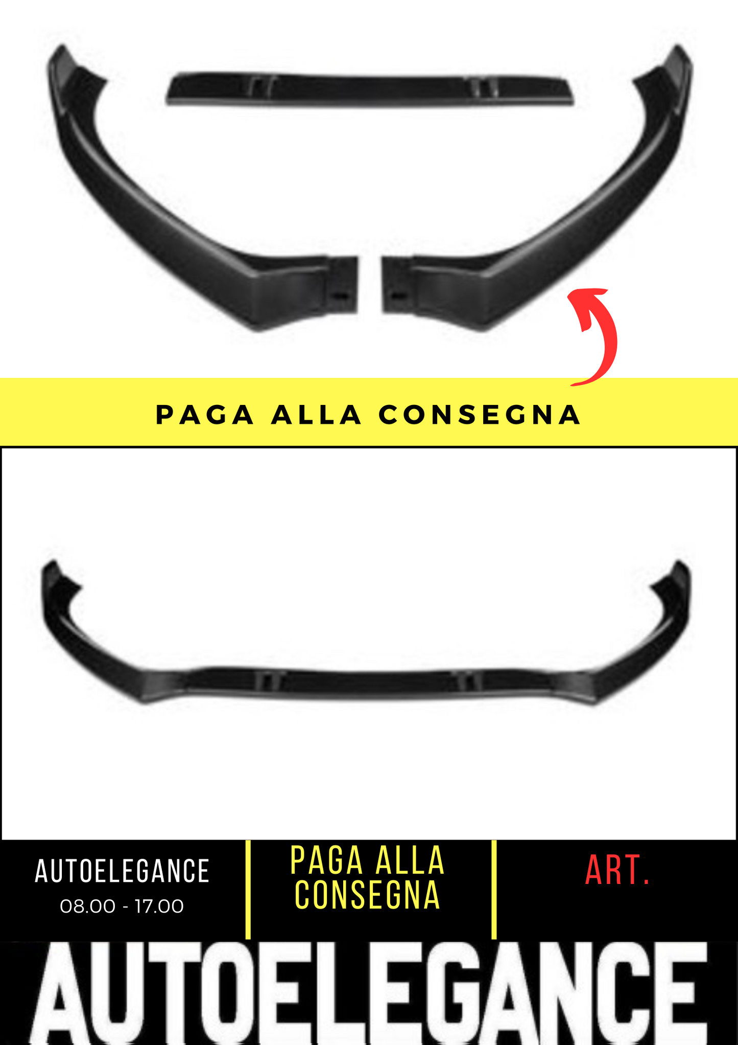 💕FRONT SPLITTER SUITABLE FOR AUDI A4 B8 💕