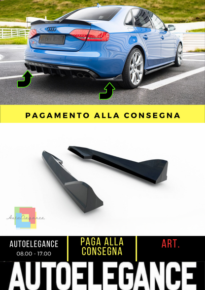 ✨Splitter laterali posteriori V.2 adatto per  Audi S4 Sedan B8✨