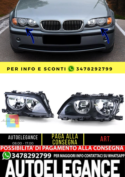 🔥Il set di fari H7 incl. servomotori è adatto alla BMW E46 Limo Touring 01-05🔥