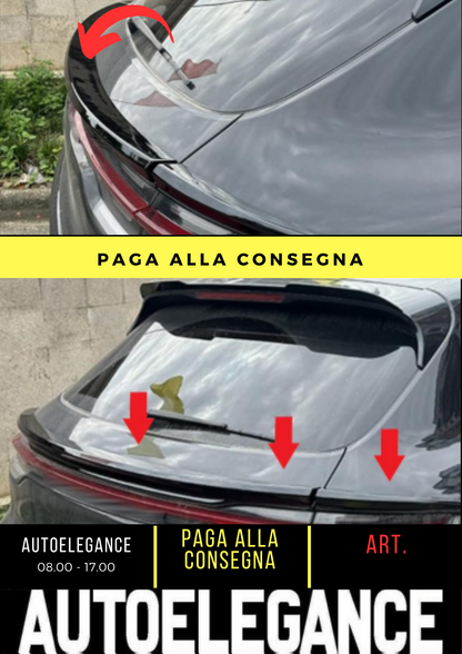 💕 SPOILER POSTERIORE ADATTO PER PORSCHE MACAN NERO LUCIDO 💕