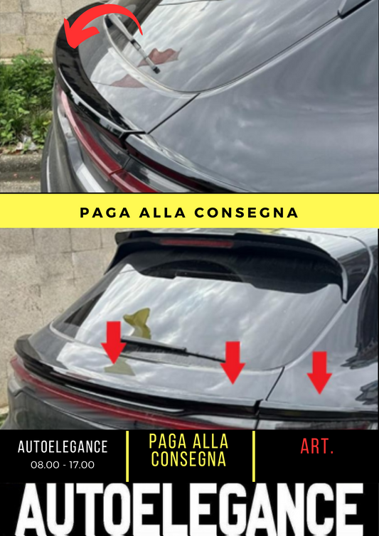 💕 REAR SPOILER SUITABLE FOR PORSCHE MACAN GLOSSY BLACK 💕