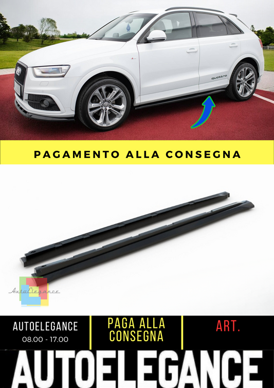 ✨Minigonne laterali adatto per Audi Q3 S-line 8U✨