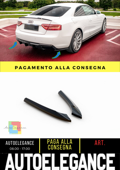 🔥Splitter laterali posteriori Audi A5 Coupe 8T Facelift🔥