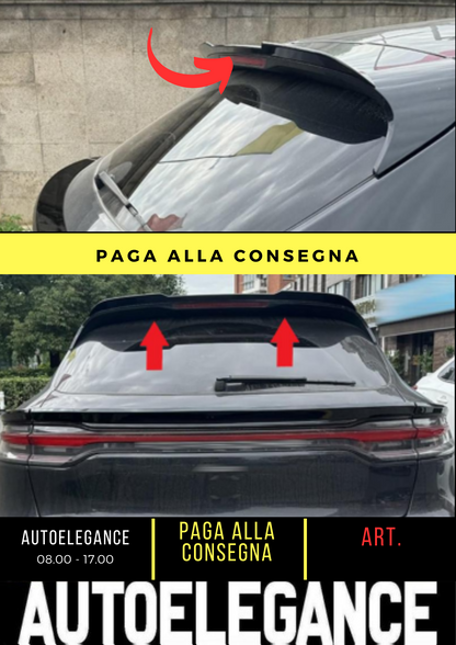 💕 SPOILER POSTERIORE ADATTO PER PORSCHE MACAN NERO LUCIDO 💕