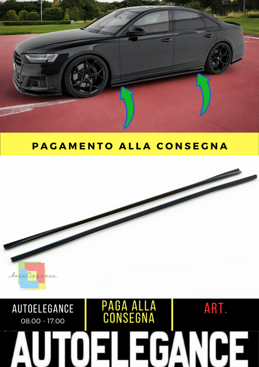✨Minigonne laterali adatto per  Audi S8 / A8 S-Line D5✨