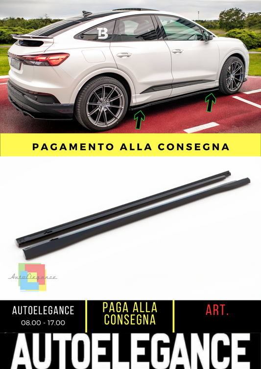 ✨Minigonne laterali Audi Q4 e-tron Sportback S-line Mk1✨