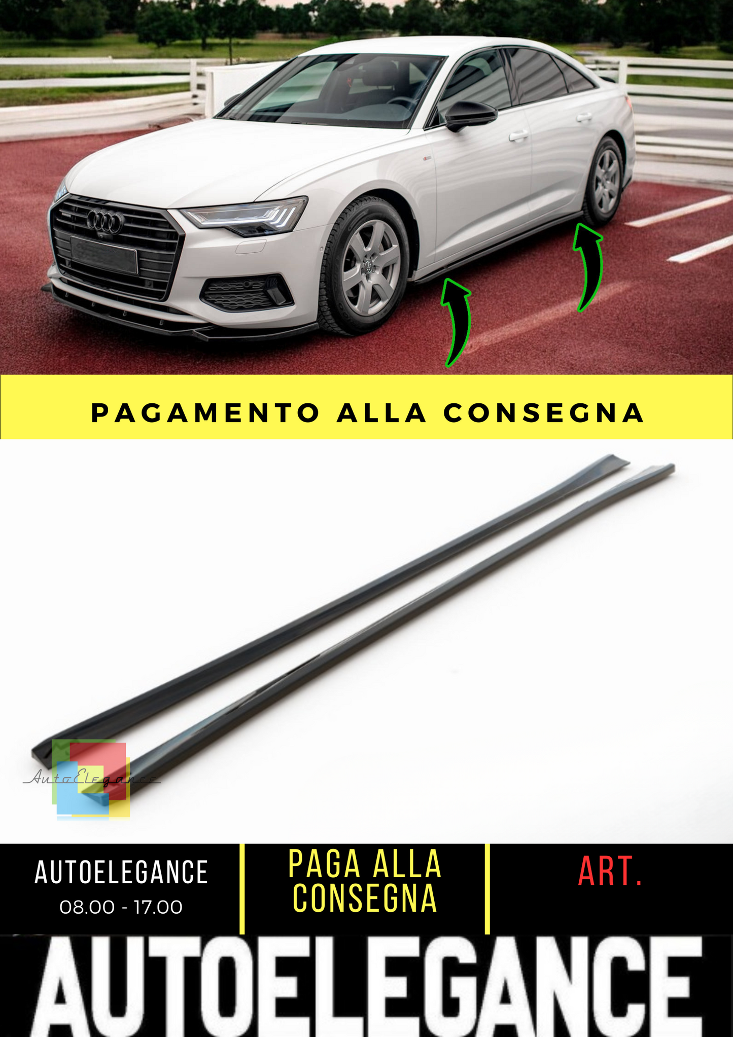 ✨Side Skirts Diffusers suitable for Audi A6 C8✨