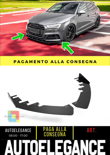 🔥Front spoiler suitable for Audi S3 / A3 S-Line Sportback 8V Facelift🔥