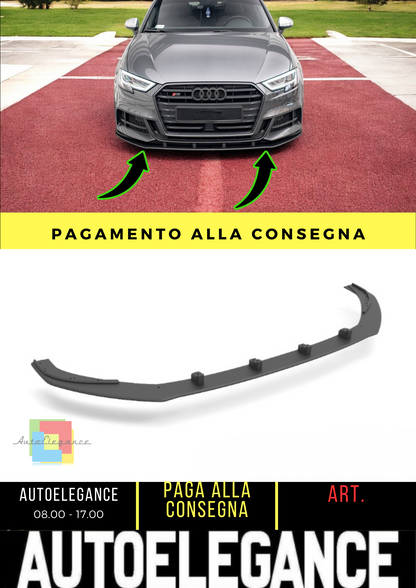 🔥Splitter anteriore Street Pro Audi S3 / A3 S-Line Sportback 8V Facelift🔥