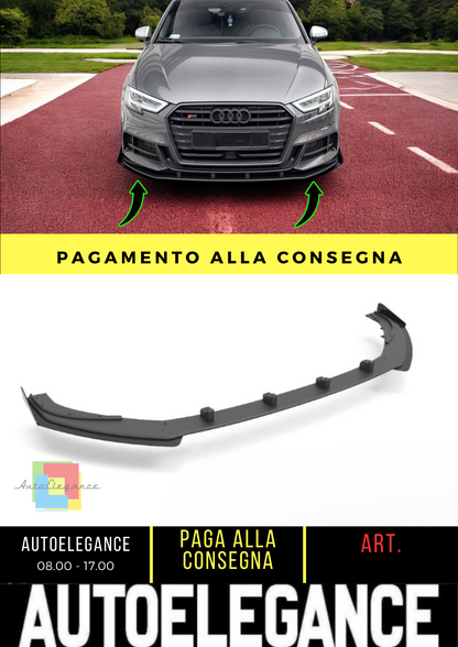 🔥Street Pro V.1 front splitter + flap Audi S3 / A3 S-Line Sportback 8V 🔥