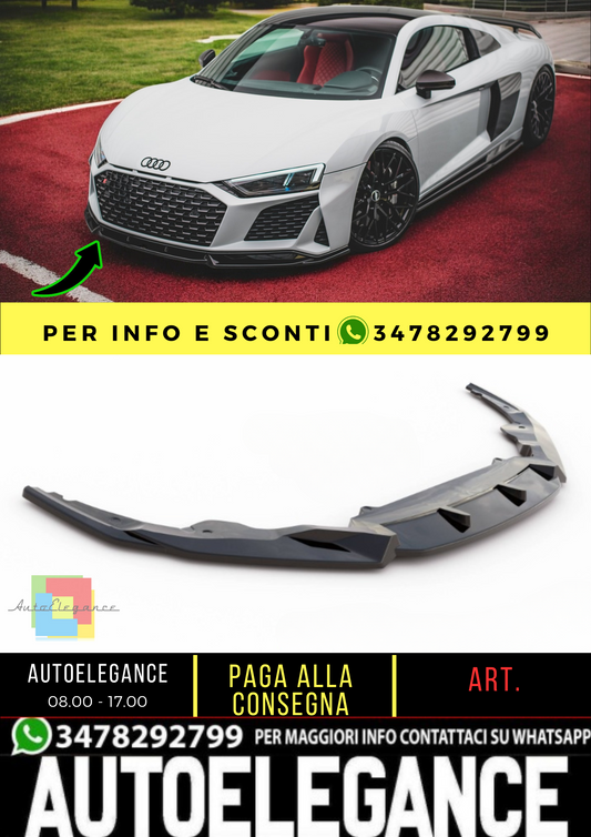 🔥Front Splitter V.1 suitable for Audi R8 Mk2 Facelift🔥
