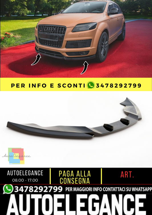 🔥Splitter anteriore adatto per Audi Q7 S-Line Mk.1🔥