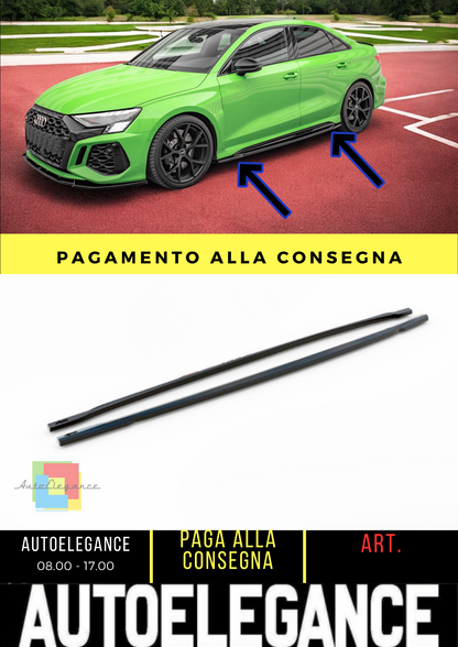 ⭐ Under Side Skirts suitable for Audi RS3 Sedan 8Y⭐