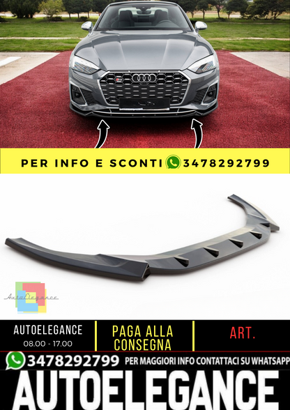 🔥Front Splitter V.2 suitable for Audi S5 / A5 S-Line F5 Facelift🔥