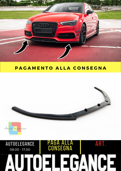 💫Splitter anteriore V.2 adatto per Audi S3 / A3 S-Line 8V Berlina / Cabrio💫