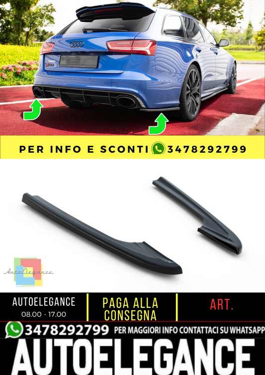 🔥Rear Side Splitter V.2 suitable for Audi RS6 C7🔥