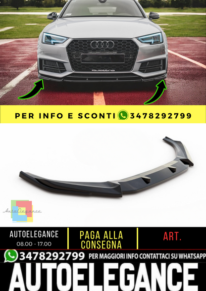 💫Splitter anteriore V.3 adatto per Audi S4 / A4 S-Line B9💫