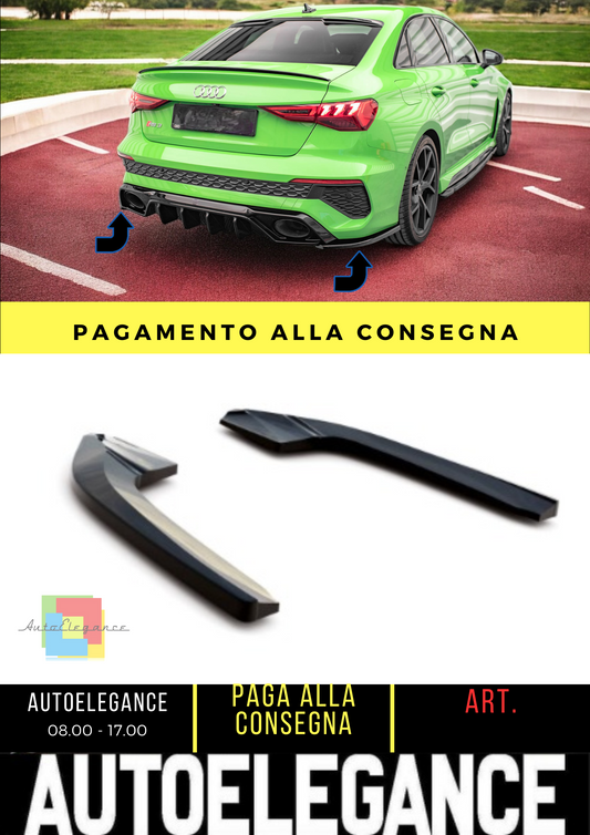 ⭐Rear Side Splitter Suitable for Audi RS3 Sedan 8Y⭐