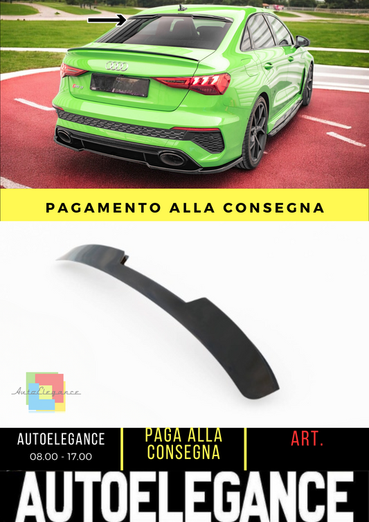 ⭐ Rear window extension suitable for Audi RS3 Sedan 8Y⭐