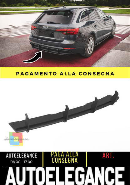 💫Diffusore posteriore nero luci  Street Pro adatto per Audi A4 B9💫