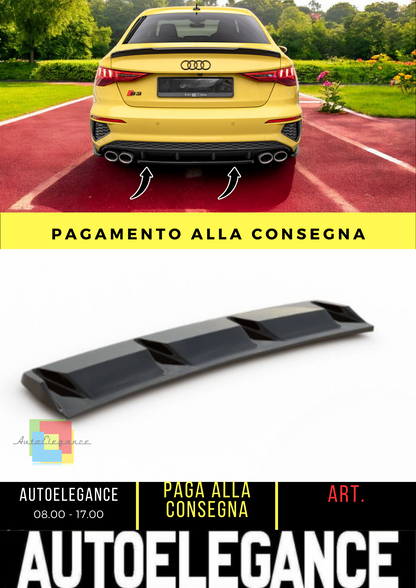 ⭐Rear Splitter Suitable for Audi S3 Sedan 8Y⭐