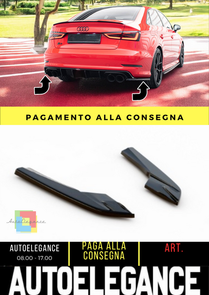 💫Splitter Laterali Posteriori adatto per Audi S3 Berlina 8V💫