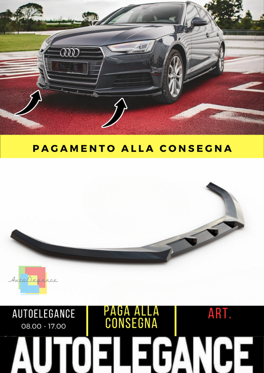 💫Front splitter V.1 suitable for Audi A4 B9💫