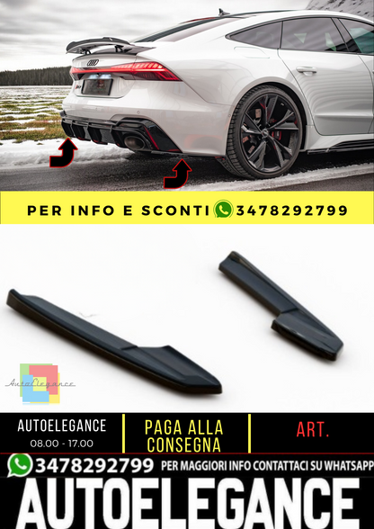 🔥Rear Side Splitter V.2 suitable for Audi RS7 C8🔥