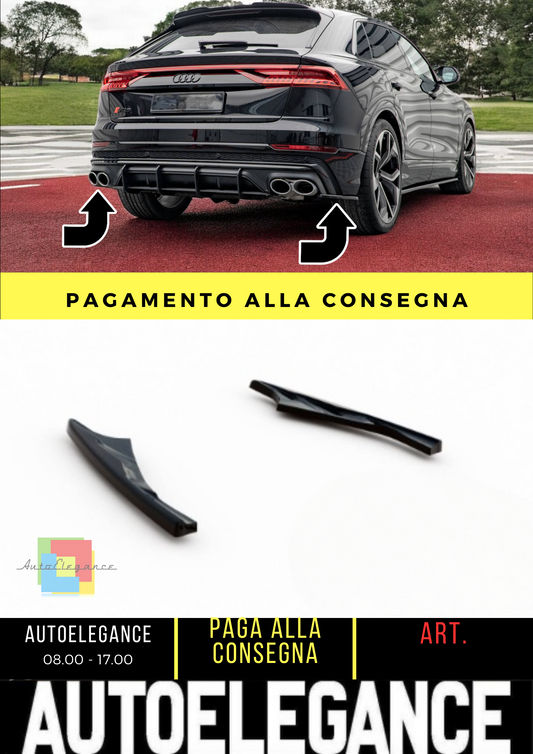 ⭐Splitter laterali posteriori  adatto per Audi SQ8 Mk1⭐