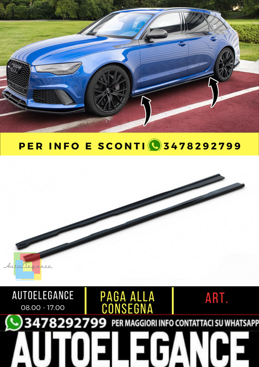 🔥Under Side Skirts V.2 suitable for Audi RS6 C7🔥