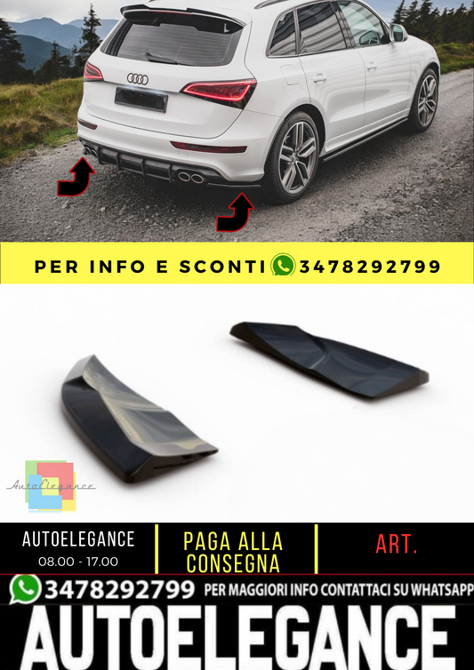 🔥Rear side splitter suitable for Audi SQ5 Mk1 (8R)🔥