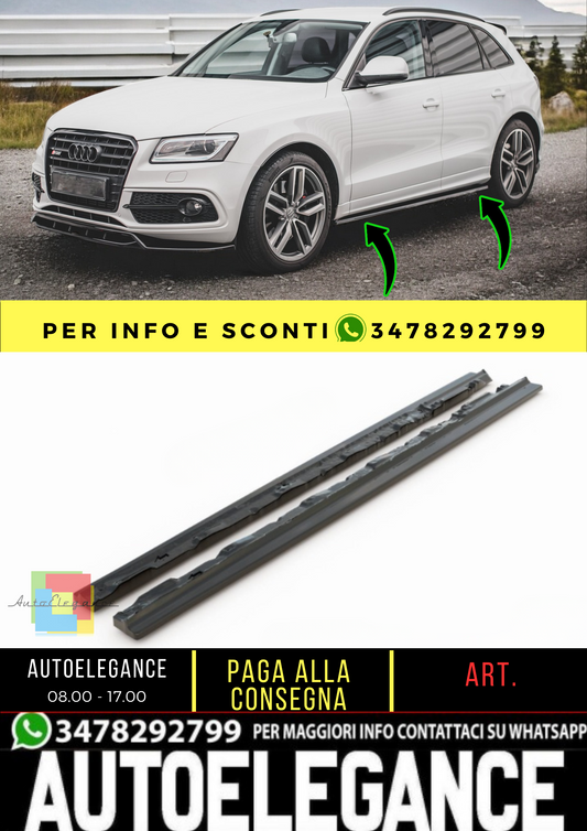 🔥Sotto Minigonne laterali adatto per Audi SQ5 Mk1 (8R)🔥