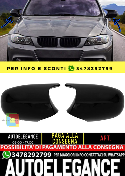 🔥Cappucci specchietti sostitutivi nero lucido per serie 3 BMW E90 E91 E92 E93🔥