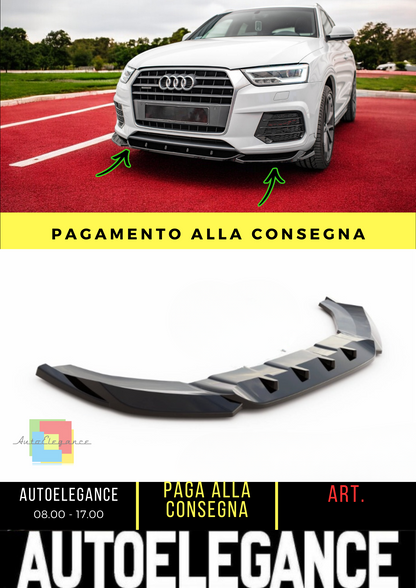 ⭐Front Splitter V.1 suitable for Audi Q3 Sport 8U Facelift⭐