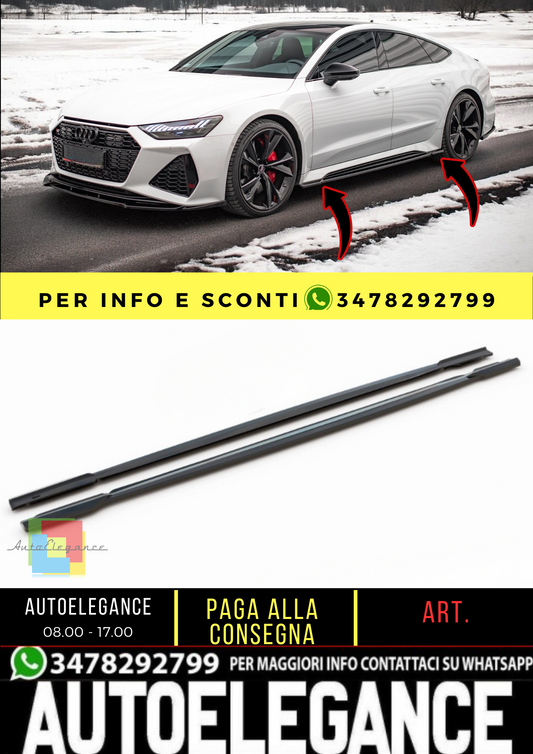 🔥Under Side Skirts V.1 suitable for Audi RS7 C8🔥