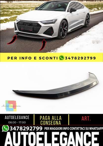 🔥Splitter anteriore V.3 adatto per Audi RS7 C8🔥
