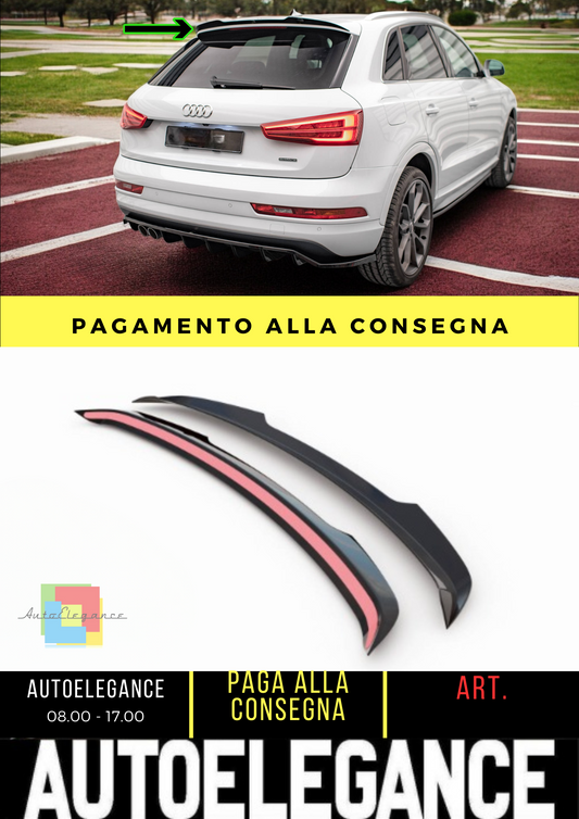 ⭐Spoiler cap suitable for Audi Q3 Sport 8U Facelift / S-Line 8U⭐