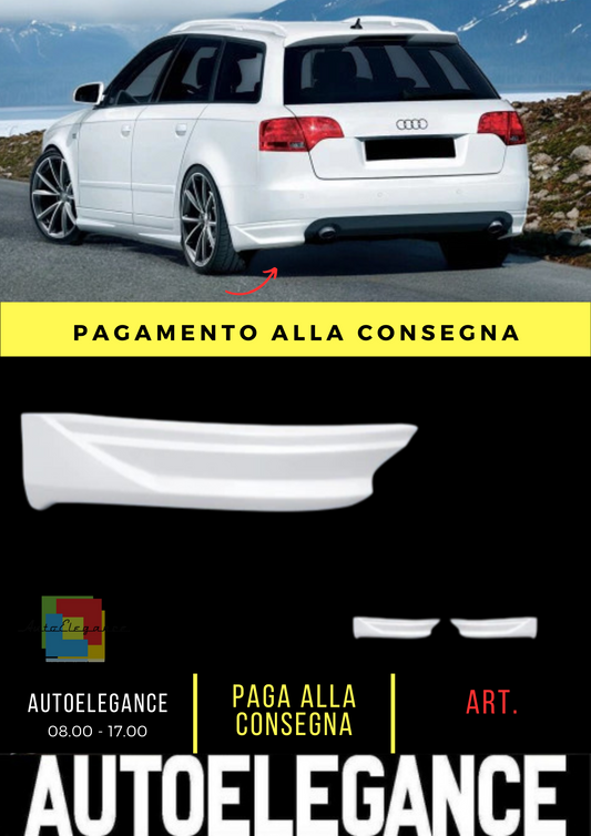 💕REAR UNDERBODY SPLITTER SUITABLE FOR AUDI A4 B7💕 